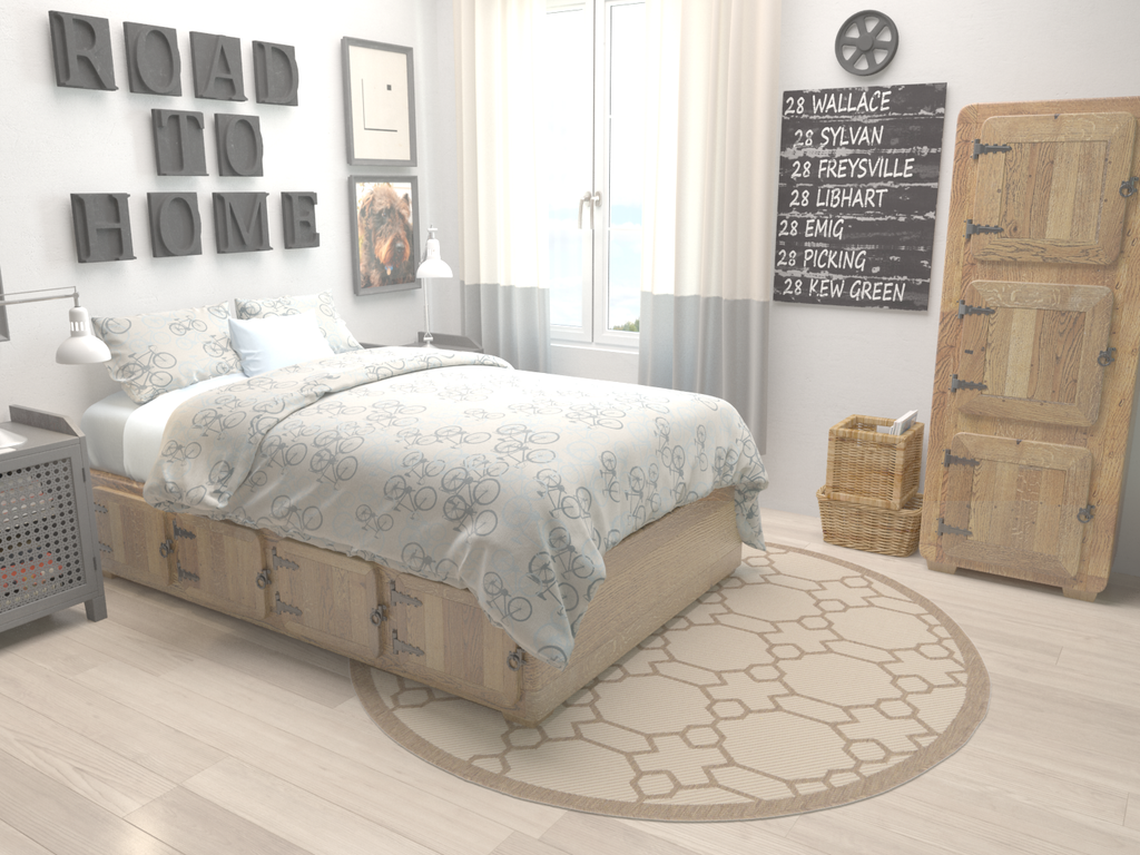 Outdoor Geometric Rug - The Nifty Decor