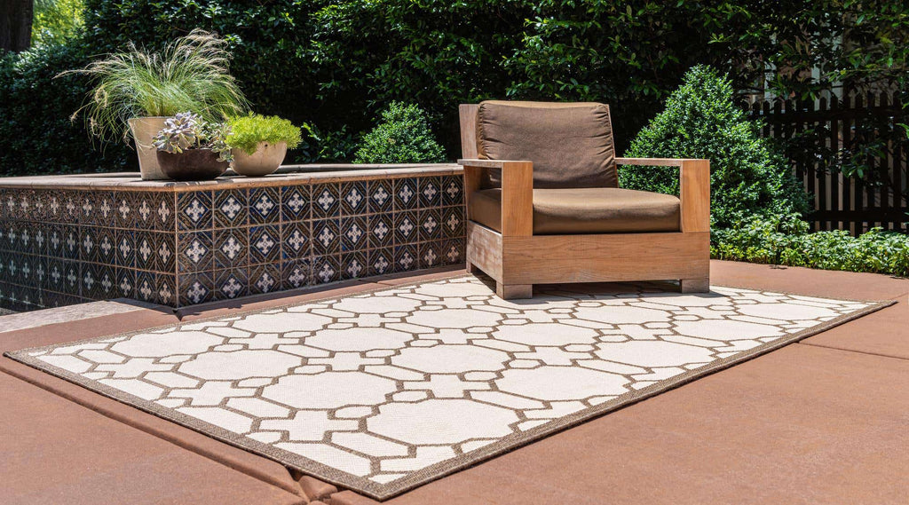 Outdoor Geometric Rug - The Nifty Decor