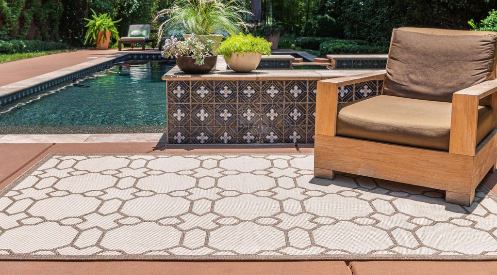Outdoor Geometric Rug - The Nifty Decor