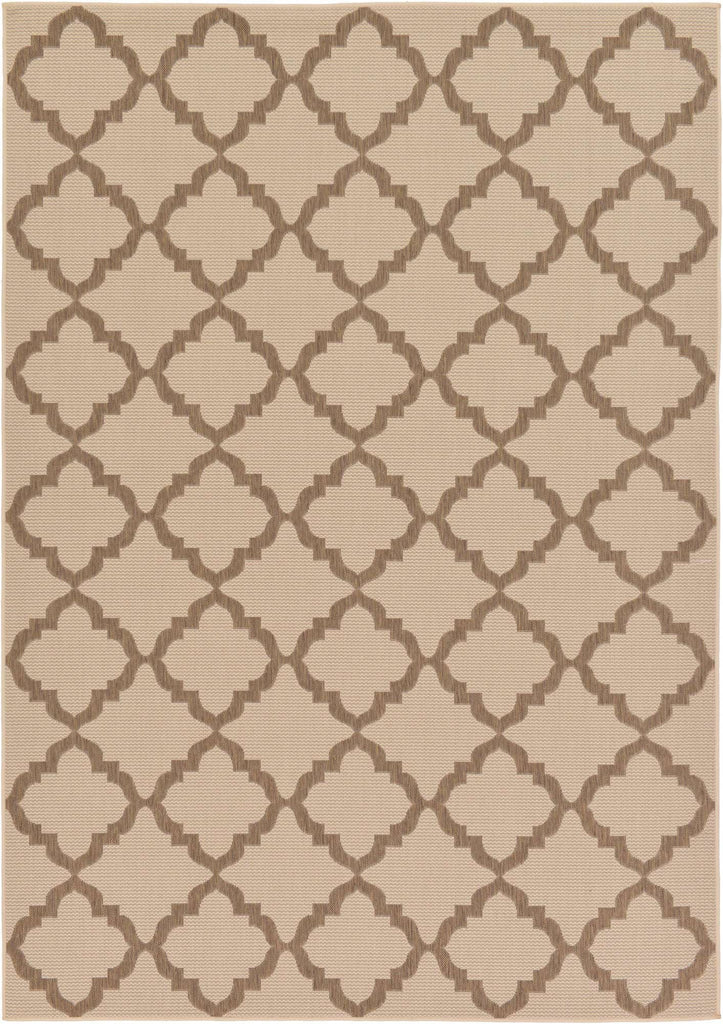 Outdoor Raised Trellis Rug - The Nifty Decor