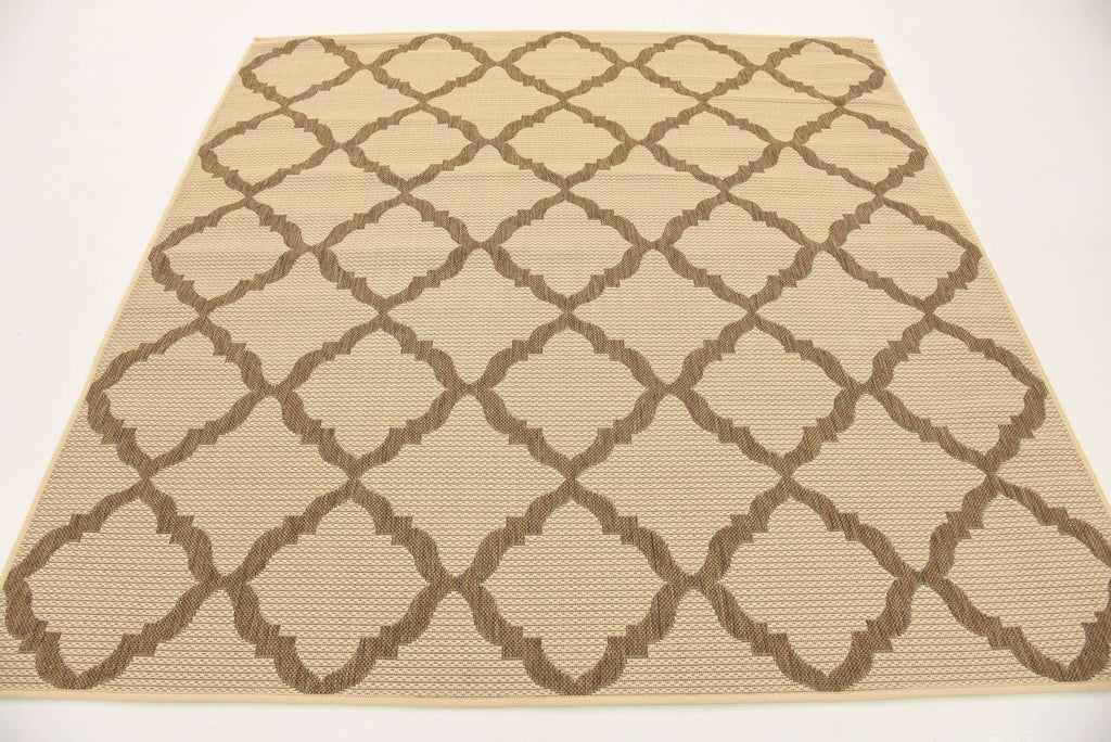 Outdoor Raised Trellis Rug - The Nifty Decor