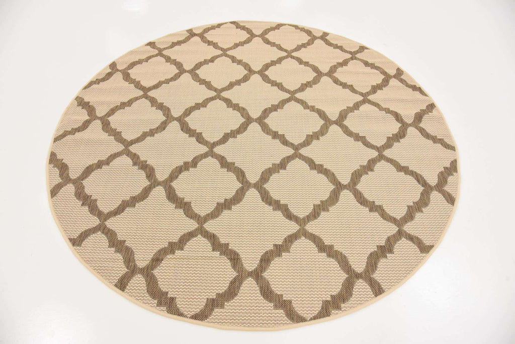 Outdoor Raised Trellis Rug - The Nifty Decor