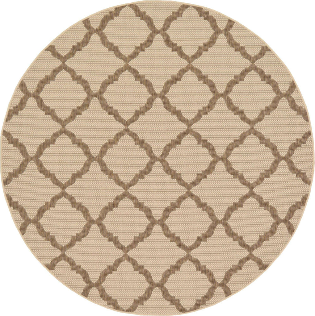 Outdoor Raised Trellis Rug - The Nifty Decor