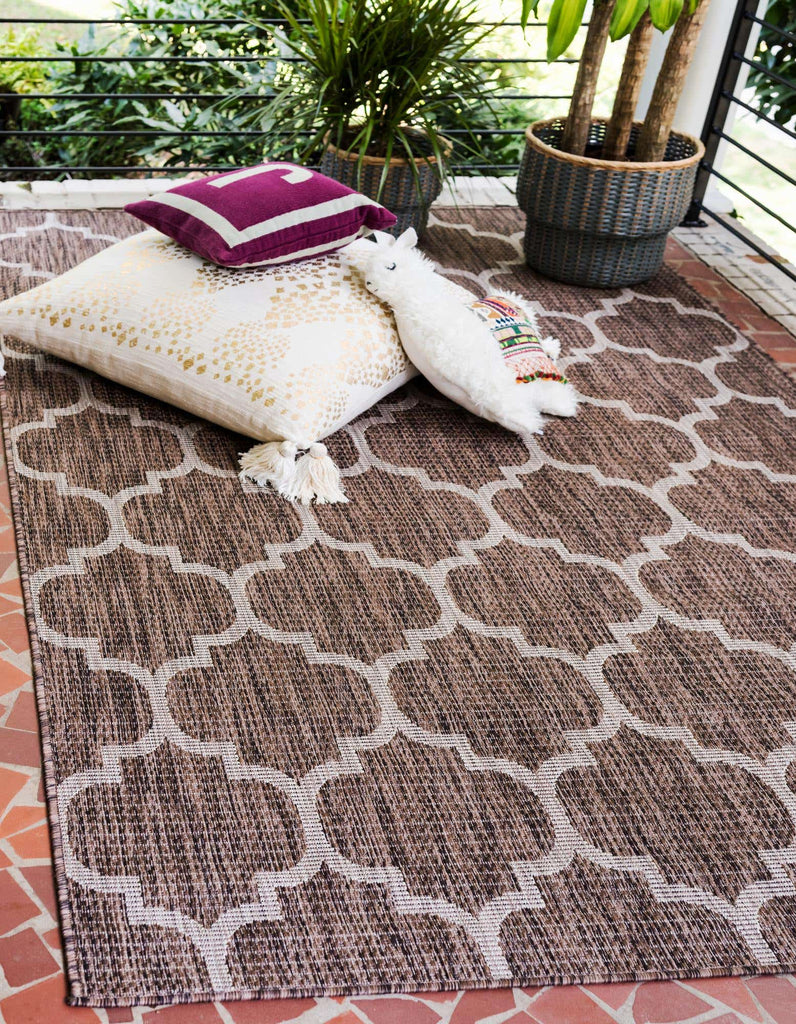 Outdoor Trellis Rug - The Nifty Decor