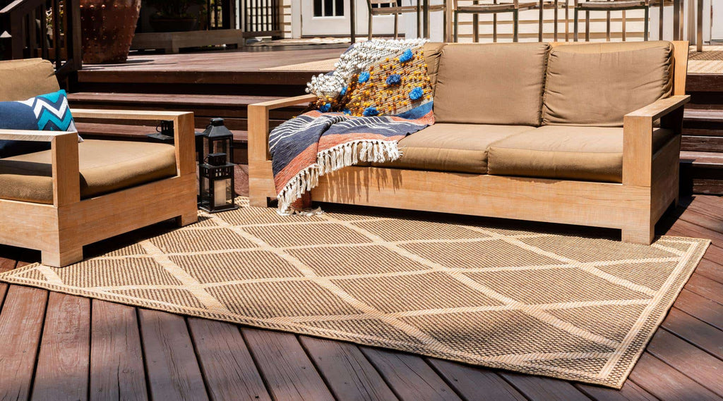 Outdoor Diamonds Rug - The Nifty Decor