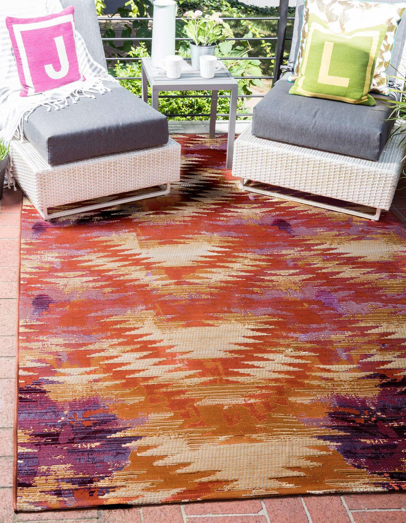 Outdoor Aztec Rug - The Nifty Decor