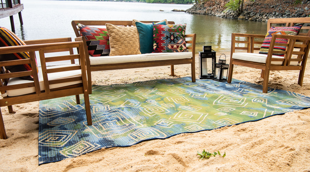 Outdoor Vortex Rug - The Nifty Decor