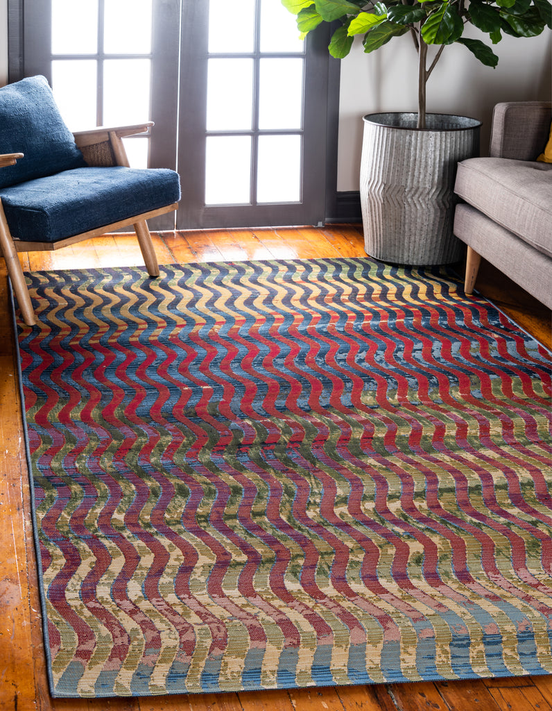 Outdoor Wavy Rug - The Nifty Decor