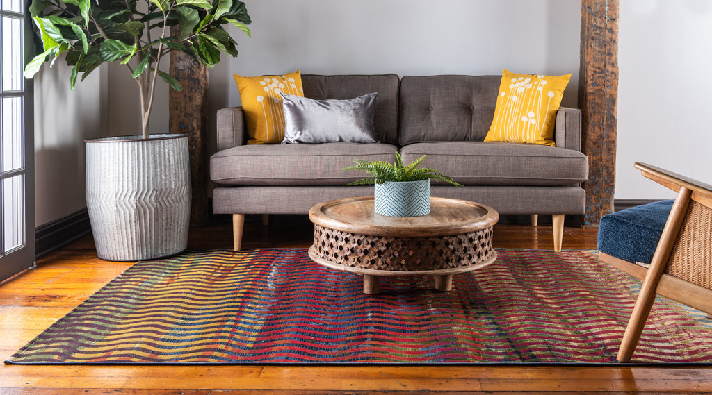 Outdoor Wavy Rug - The Nifty Decor