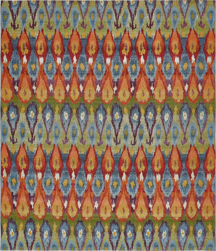 Outdoor Ikat Rug - The Nifty Decor