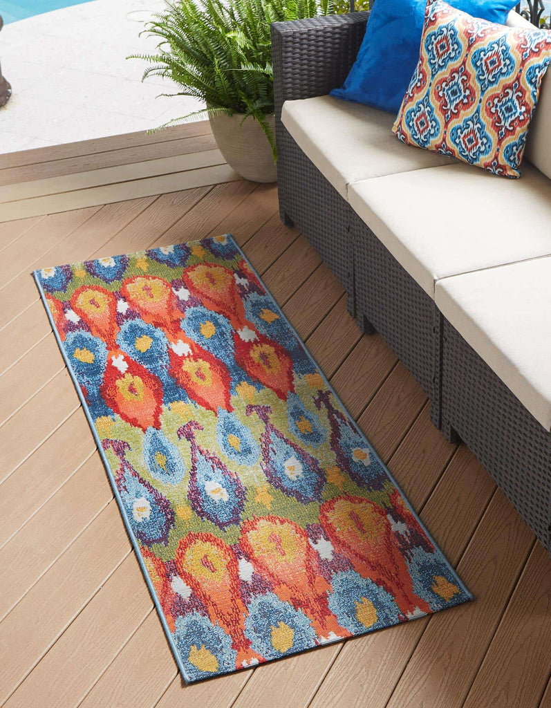 Outdoor Ikat Rug - The Nifty Decor
