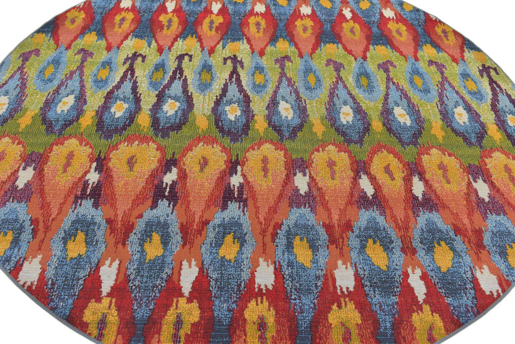 Outdoor Ikat Rug - The Nifty Decor