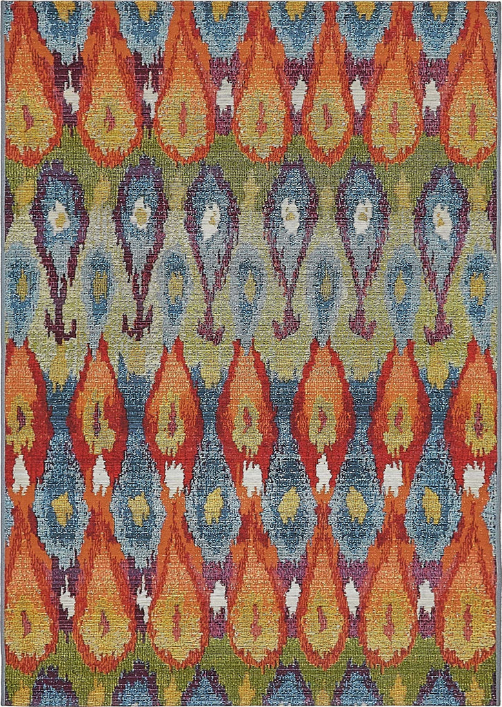 Outdoor Ikat Rug - The Nifty Decor