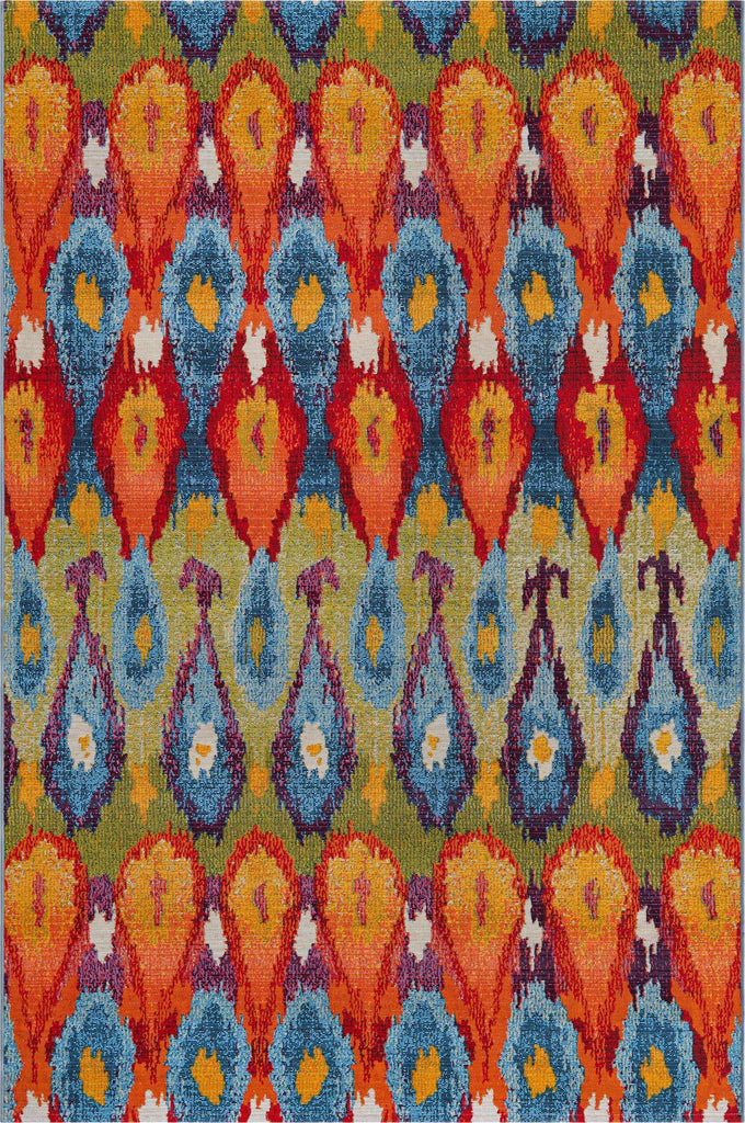Outdoor Ikat Rug - The Nifty Decor