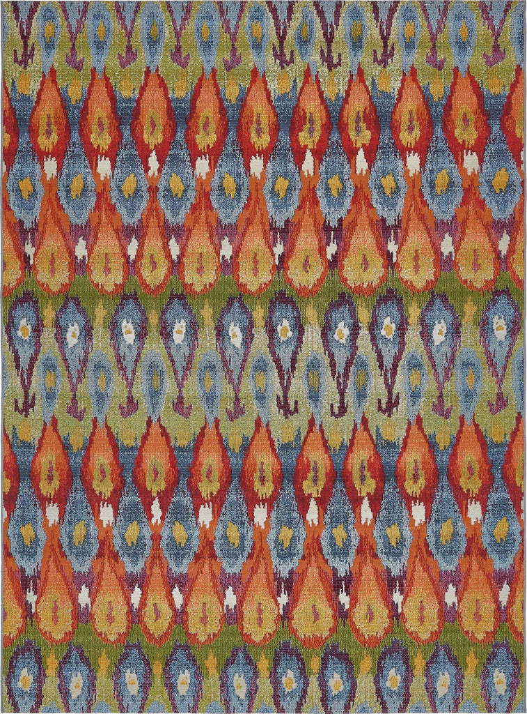 Outdoor Ikat Rug - The Nifty Decor