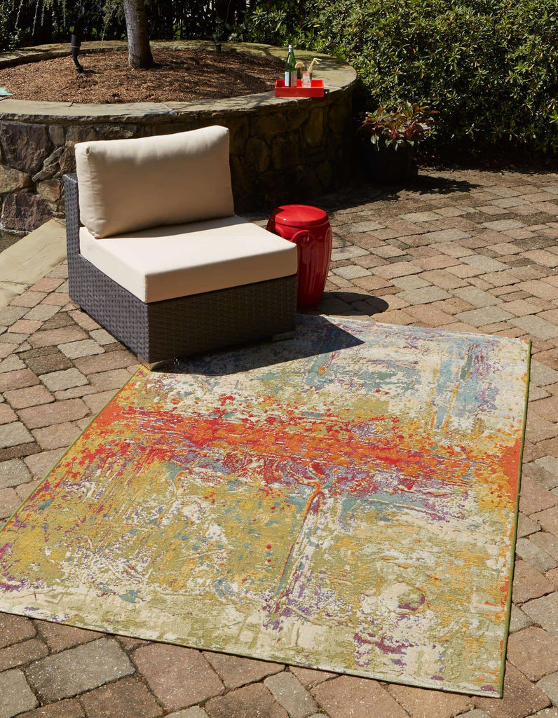 Outdoor Crumpled Rug - The Nifty Decor