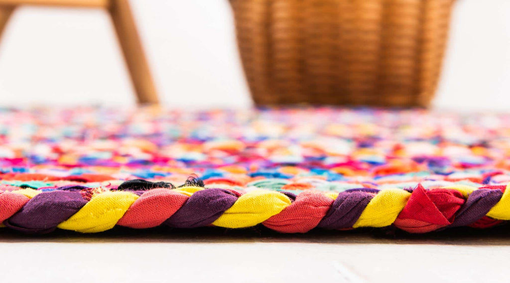 Braided Chindi Rug Multi - The Nifty Decor