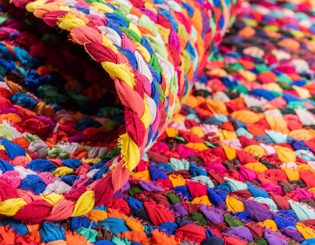 Braided Chindi Rug Multi - The Nifty Decor