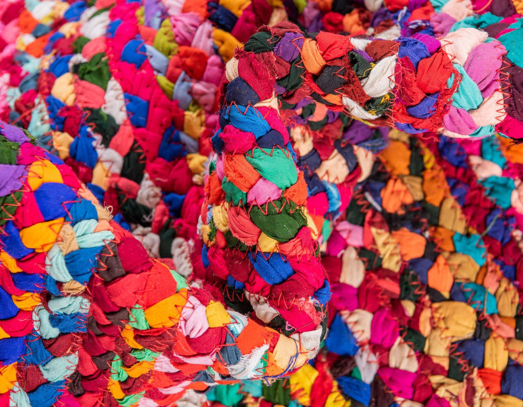 Braided Chindi Rug Multi - The Nifty Decor