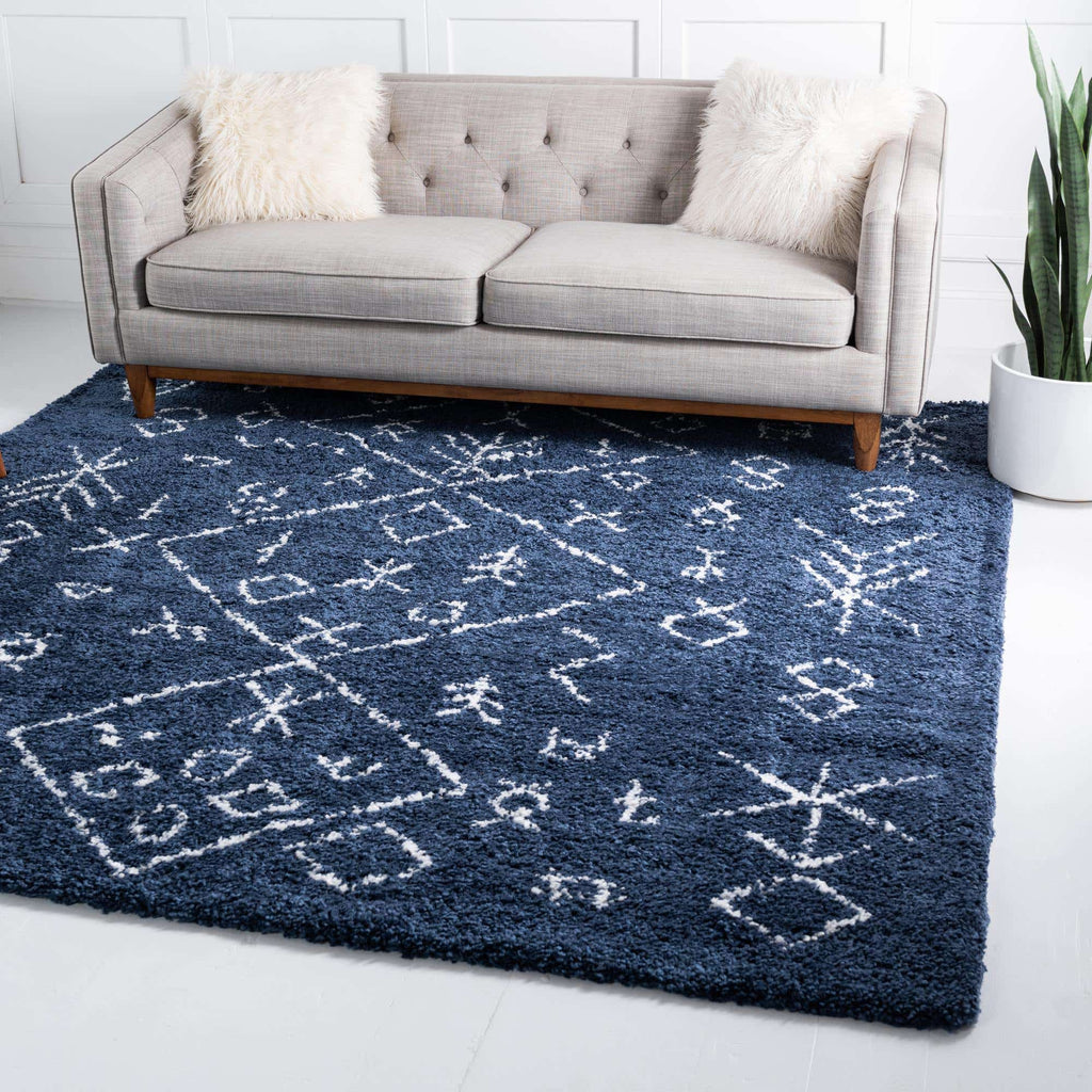 Tribal Rabat Shag Rug - Bombay Mercantile