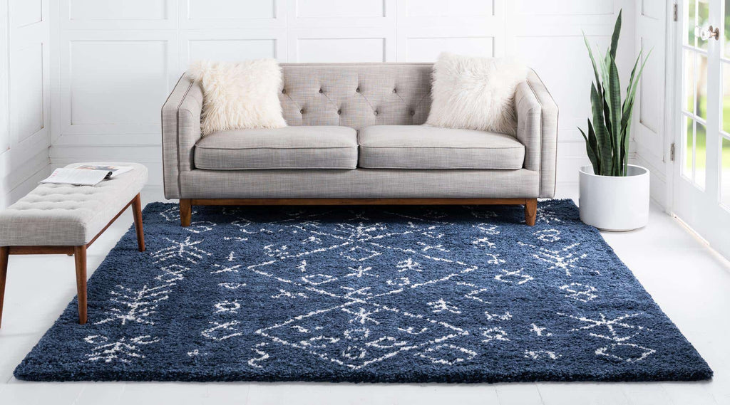 Tribal Rabat Shag Rug - Bombay Mercantile