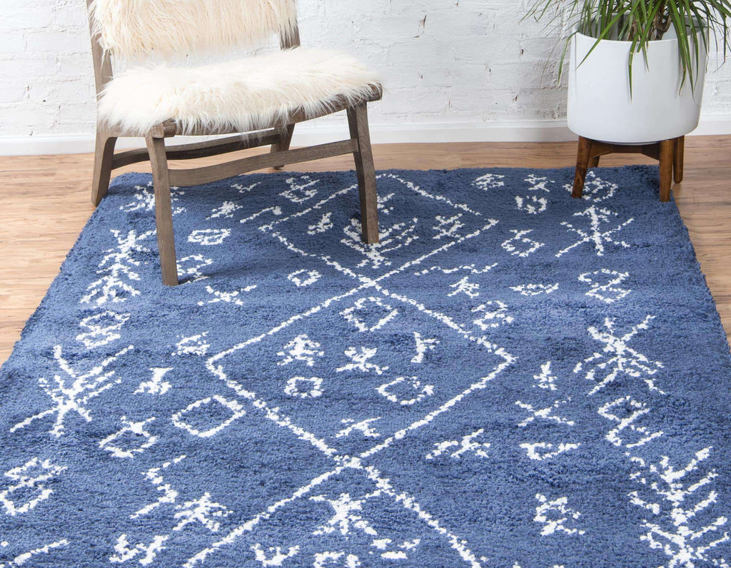 Tribal Rabat Shag Rug - Bombay Mercantile