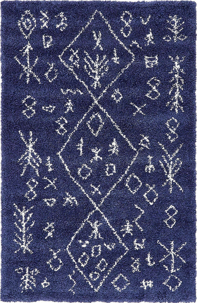 Tribal Rabat Shag Rug - Bombay Mercantile