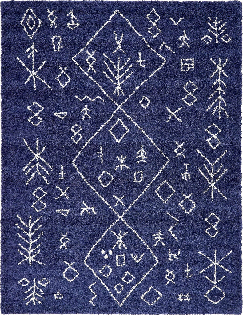 Tribal Rabat Shag Rug - Bombay Mercantile