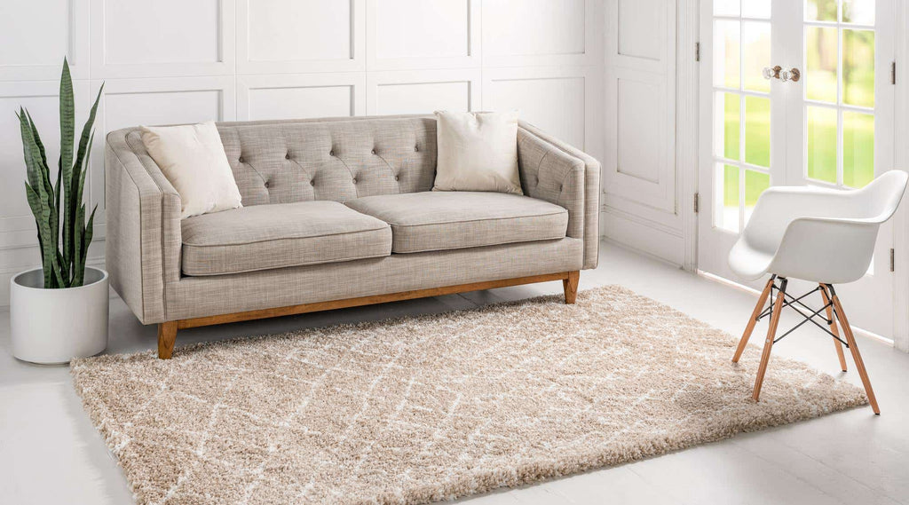 Geometric Rabat Shag Rug - The Nifty Decor