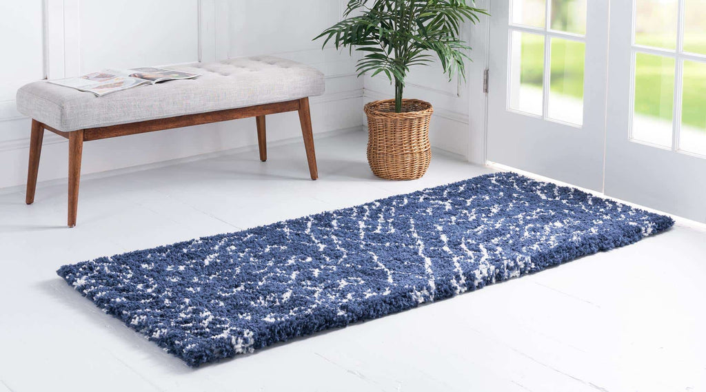 Geometric Rabat Shag Rug - Bombay Mercantile