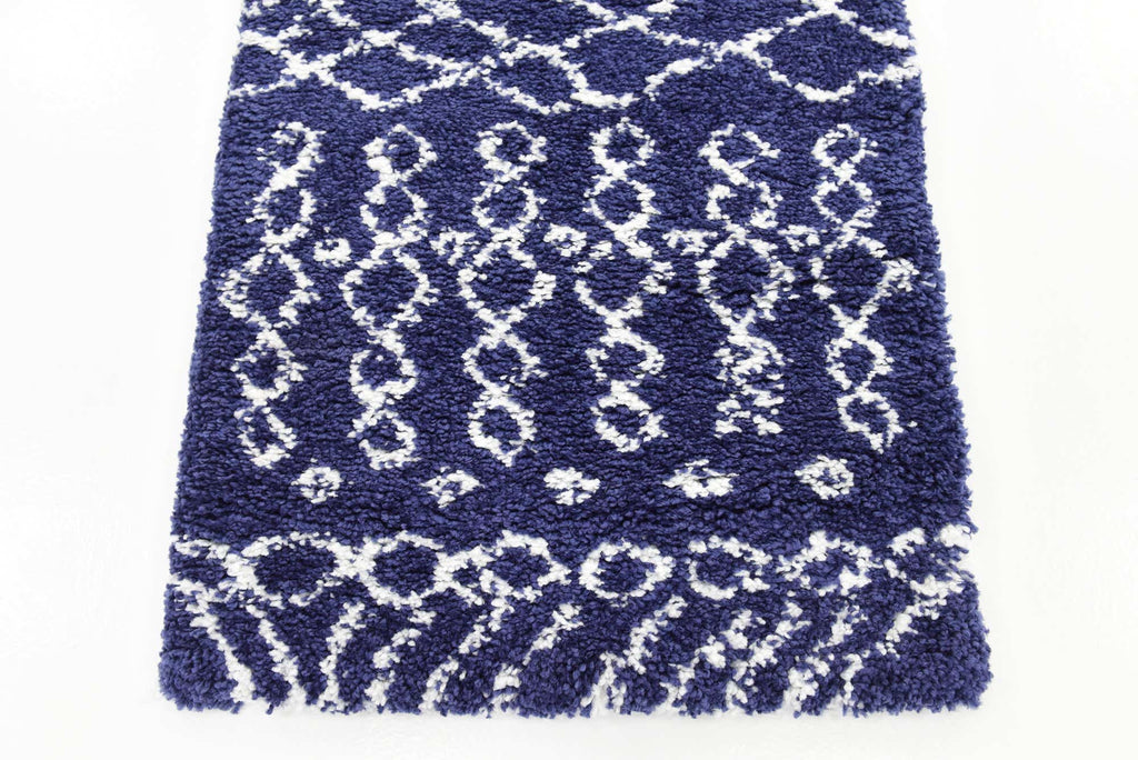 Geometric Rabat Shag Rug - Bombay Mercantile