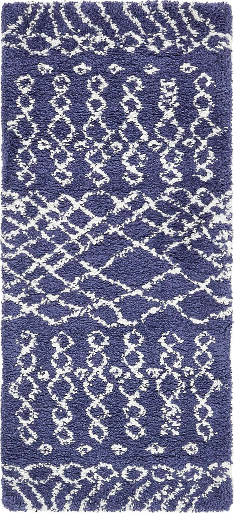 Geometric Rabat Shag Rug - Bombay Mercantile