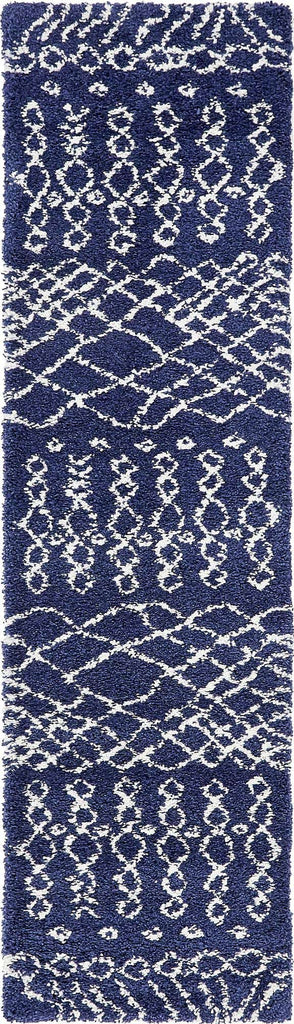 Geometric Rabat Shag Rug - Bombay Mercantile