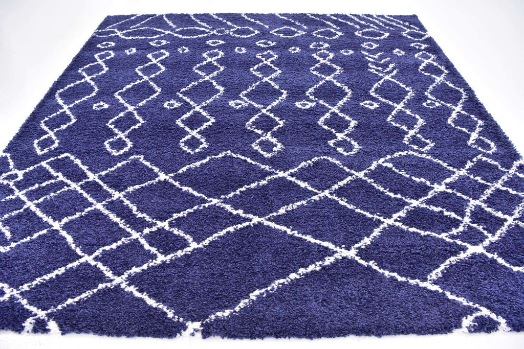 Geometric Rabat Shag Rug - Bombay Mercantile