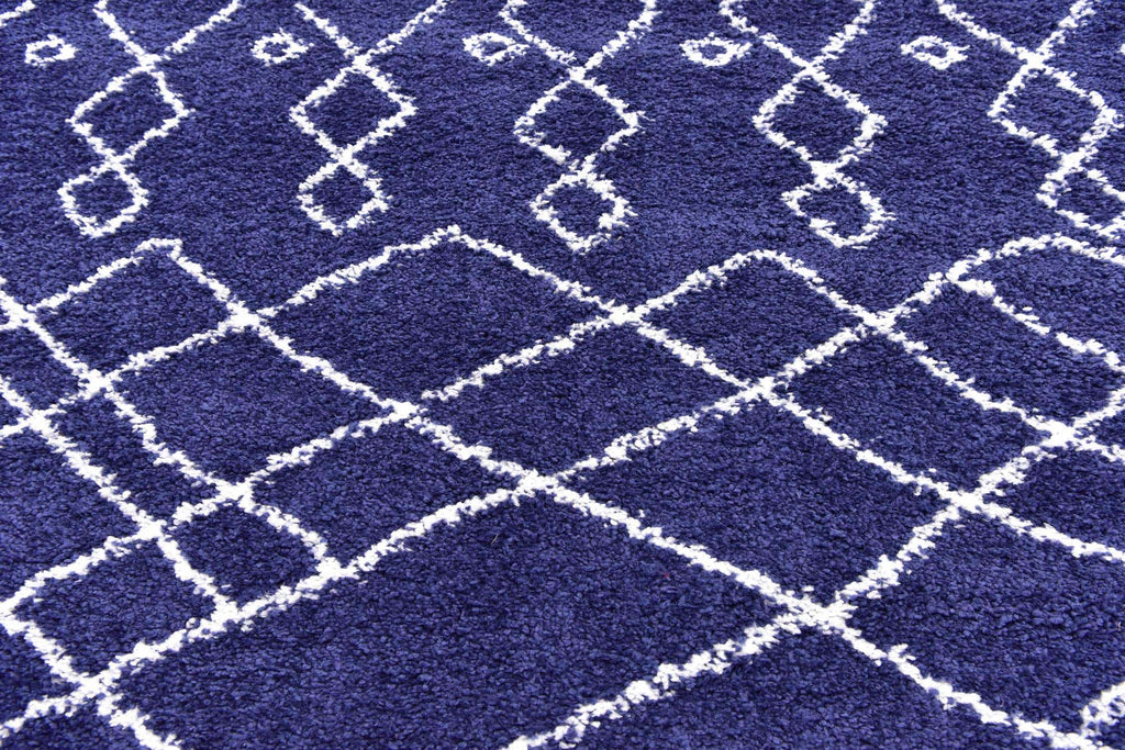 Geometric Rabat Shag Rug - Bombay Mercantile