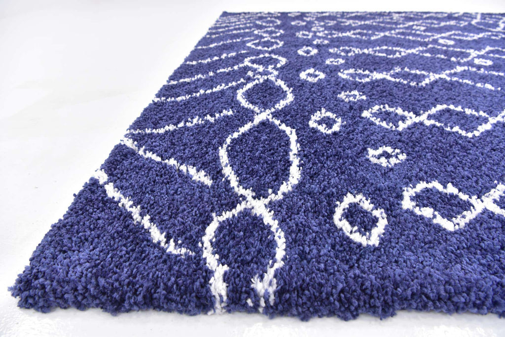 Geometric Rabat Shag Rug - Bombay Mercantile