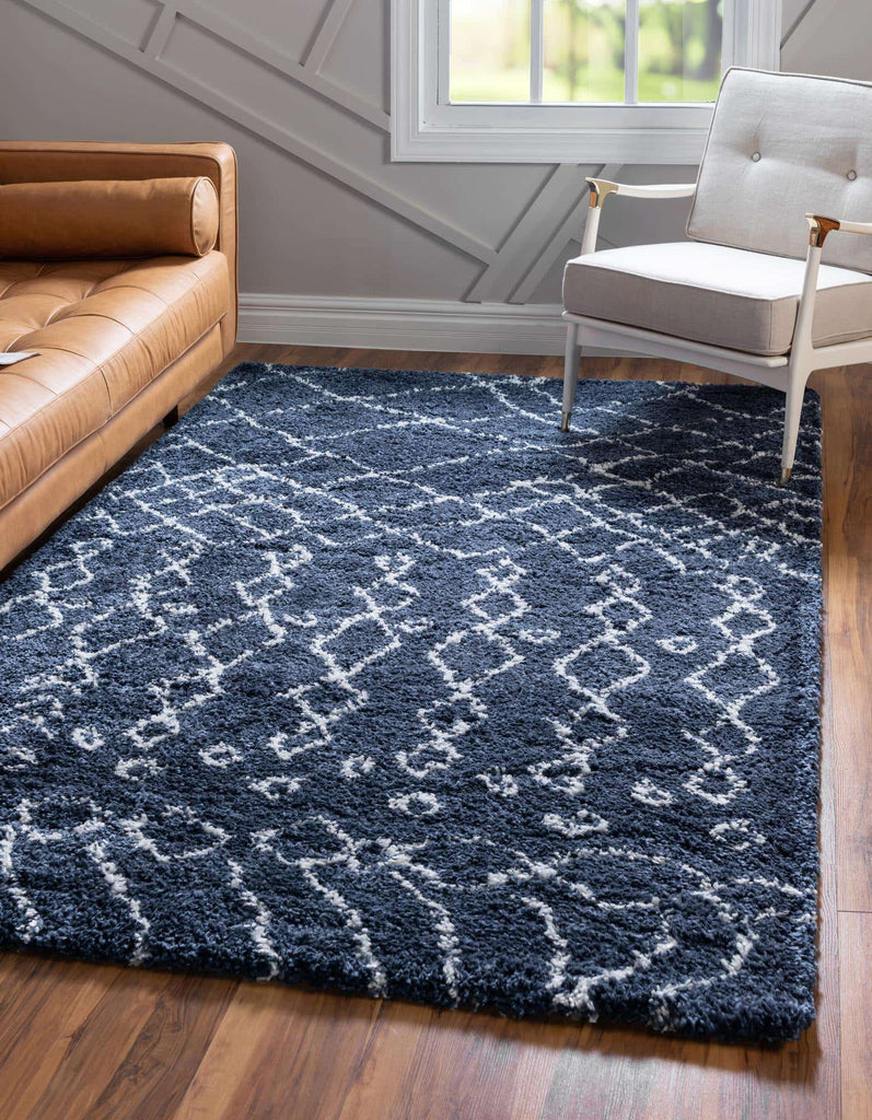 Geometric Rabat Shag Rug - Bombay Mercantile