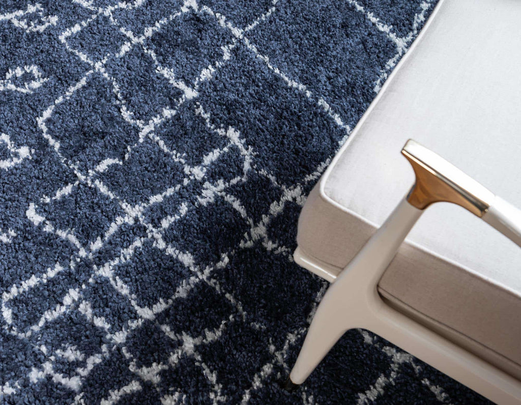 Geometric Rabat Shag Rug - Bombay Mercantile