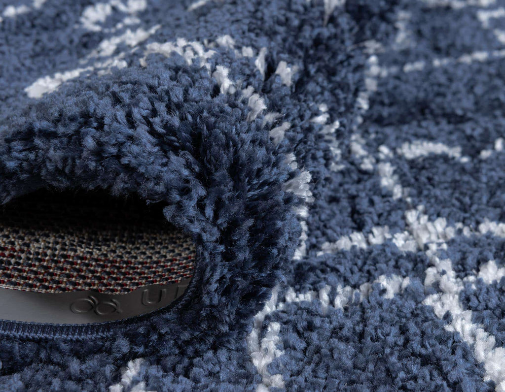 Geometric Rabat Shag Rug - Bombay Mercantile