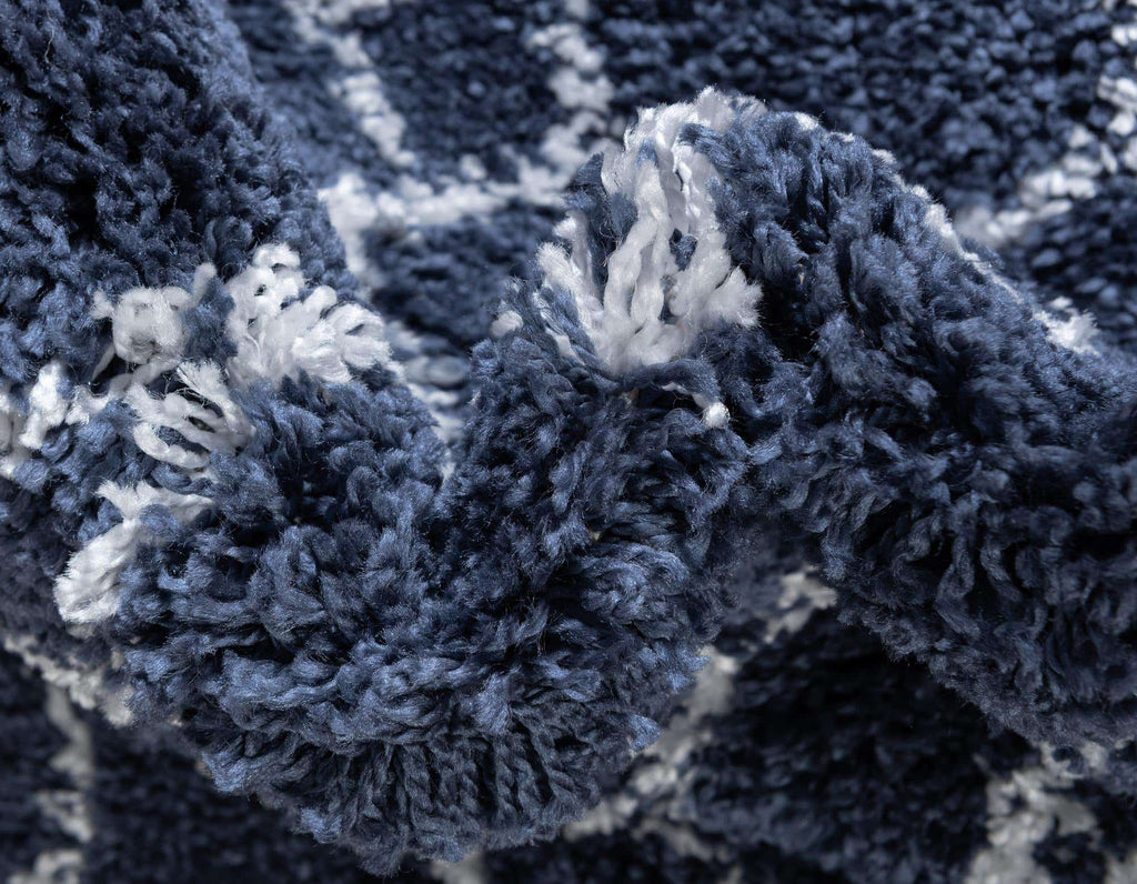 Geometric Rabat Shag Rug - Bombay Mercantile