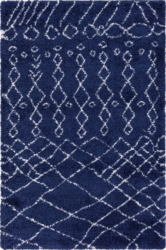 Geometric Rabat Shag Rug - Bombay Mercantile