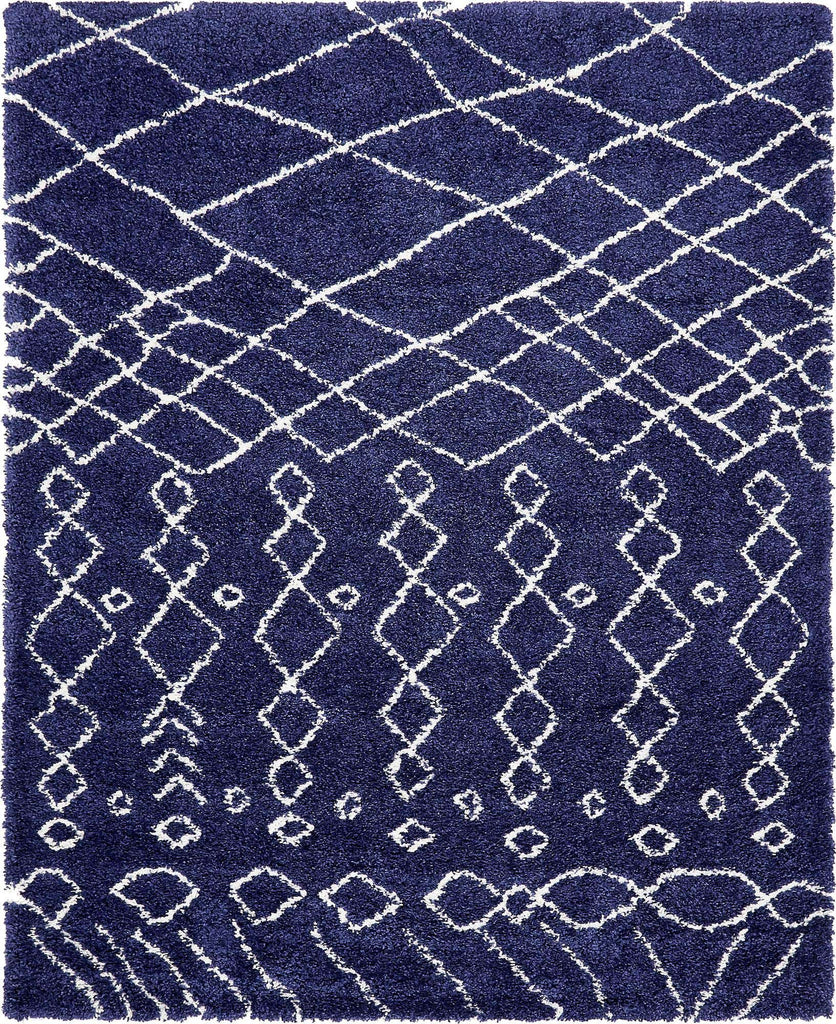 Geometric Rabat Shag Rug - Bombay Mercantile