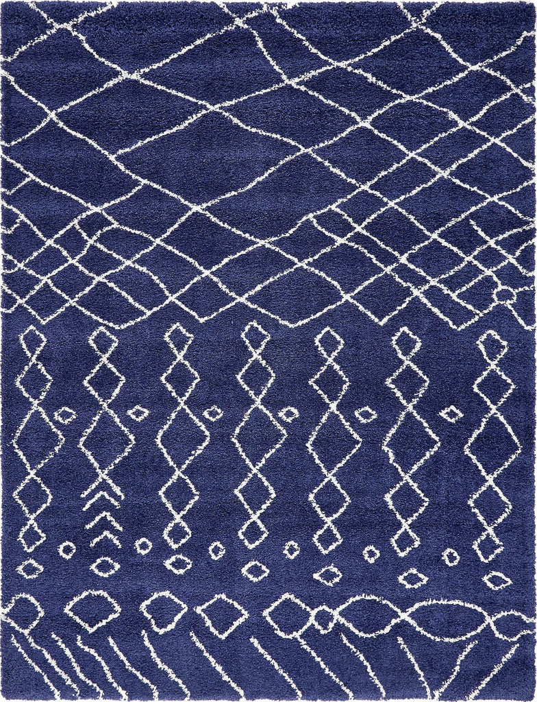Geometric Rabat Shag Rug - Bombay Mercantile
