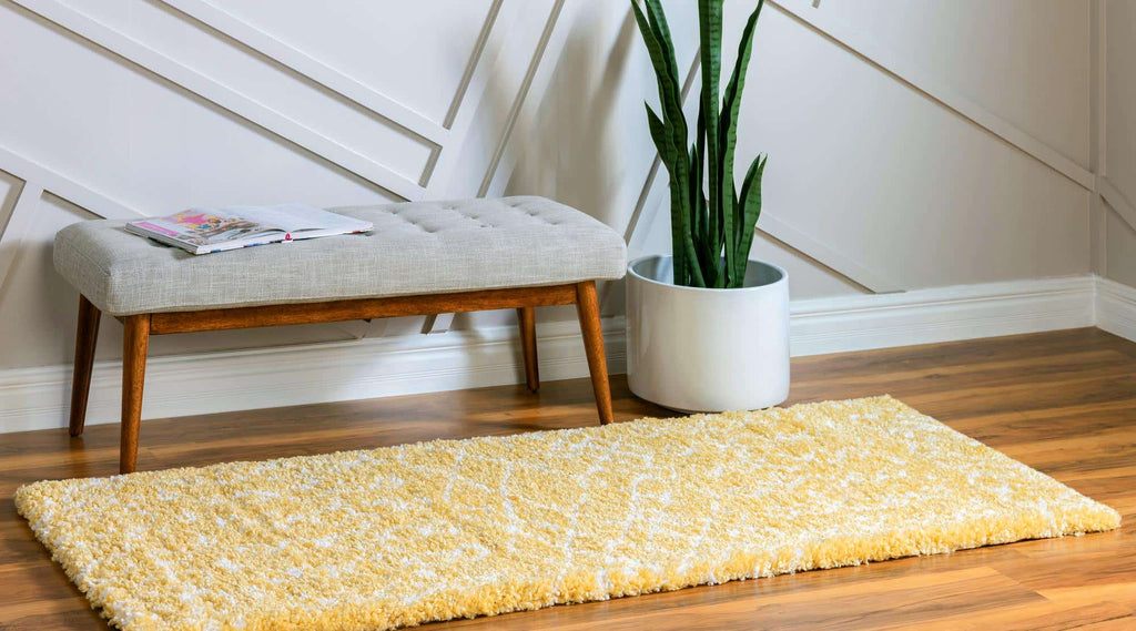 Geometric Rabat Shag Rug - Bombay Mercantile