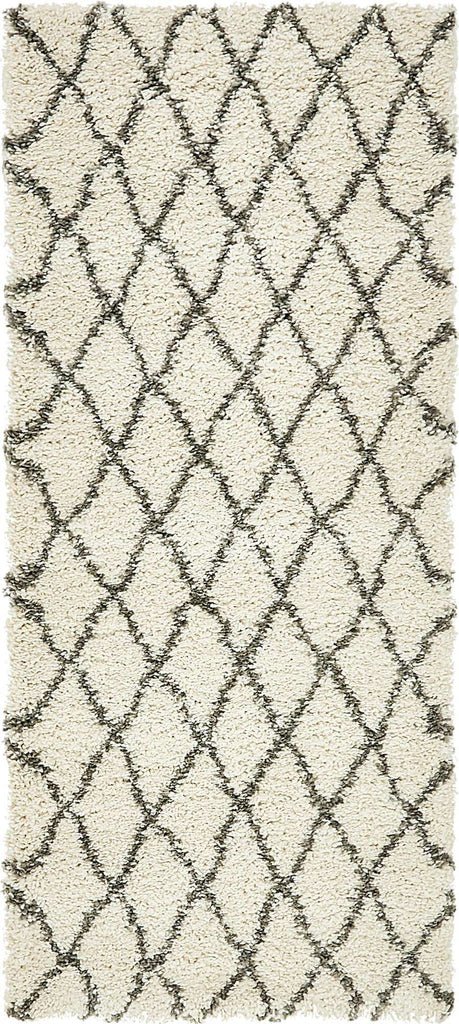 Trellis Rabat Shag Rug - The Nifty Decor