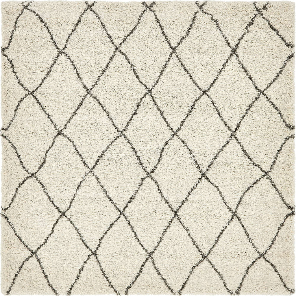 Trellis Rabat Shag Rug - The Nifty Decor