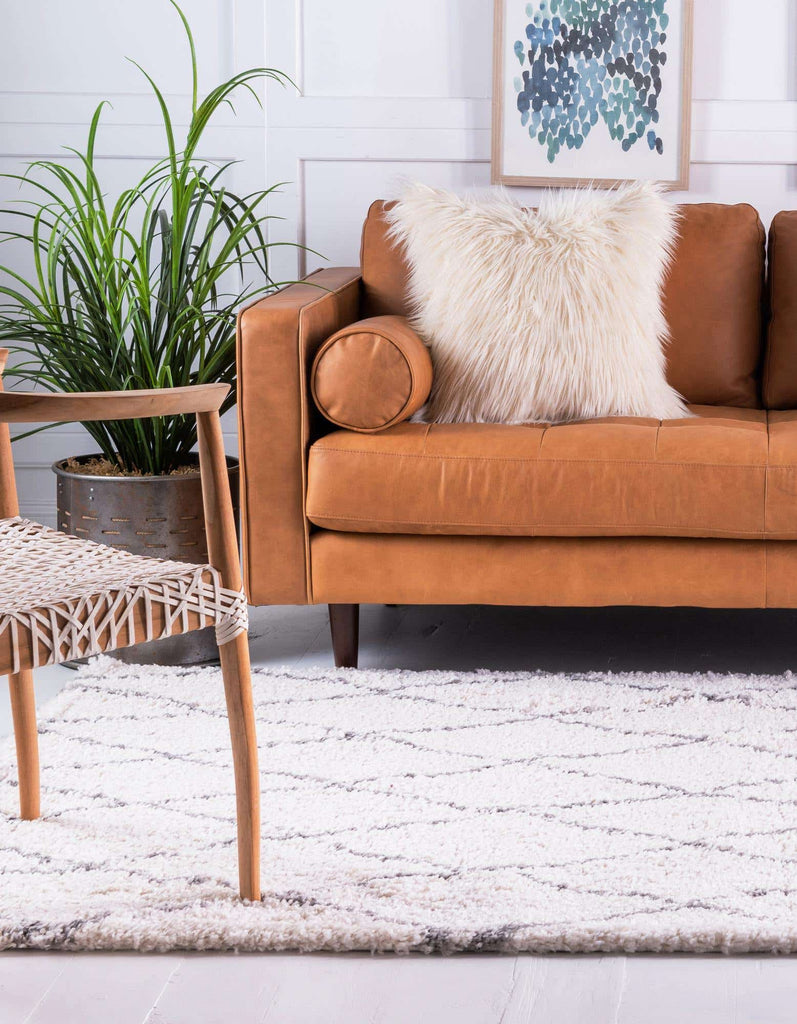 Trellis Rabat Shag Rug - The Nifty Decor