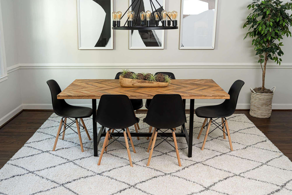 Trellis Rabat Shag Rug - The Nifty Decor