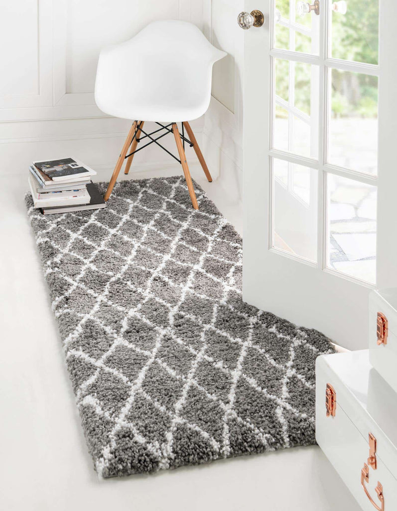Trellis Rabat Shag Rug - The Nifty Decor
