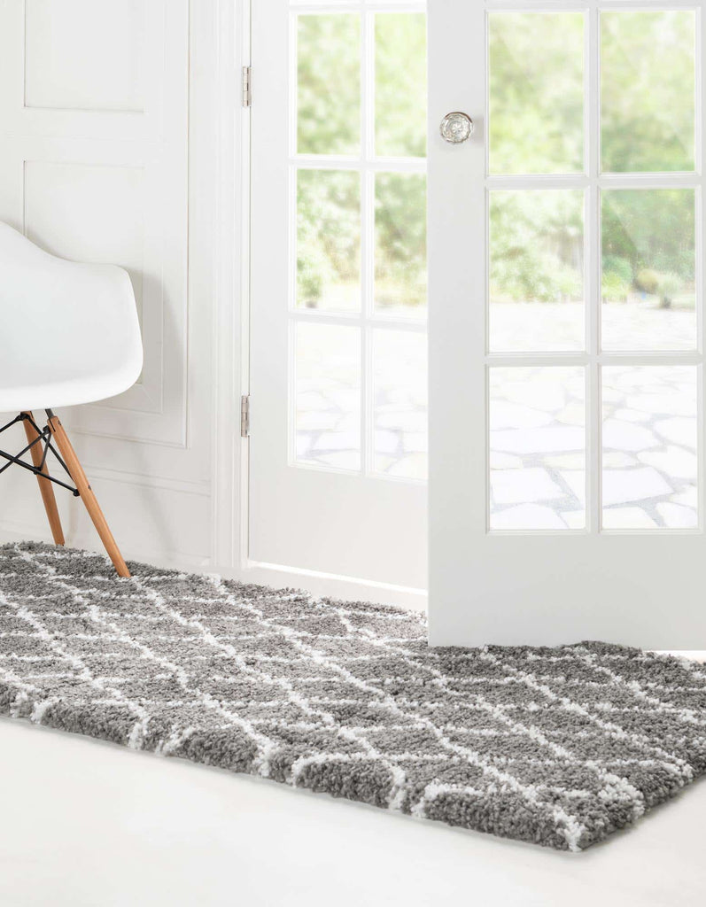 Trellis Rabat Shag Rug - The Nifty Decor